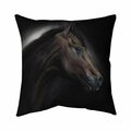 Fondo 20 x 20 in. Loneliness Horse-Double Sided Print Indoor Pillow FO2795276